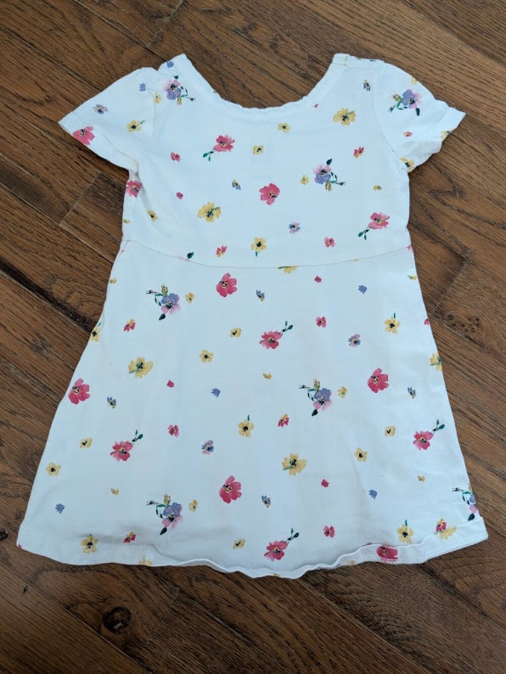 GAP Kids White Floral Casual Summer Dress 2T